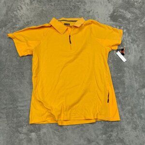 Bass Outdoor Hiker Polo In Blazing Orange Lightweight Mens Size L NWT 6292